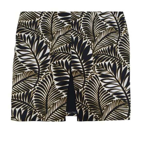 Christian Lacroix Women's Tropical Leaf Print Halterneck Midi Dress, Size S. - Picture 6 of 8